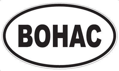 BOHAC - Oval Magnet