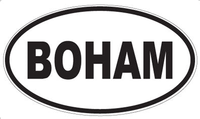 BOHAM - Oval Magnet