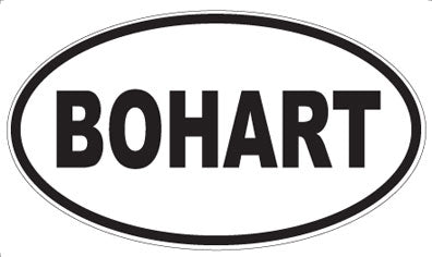 BOHART - Oval Magnet