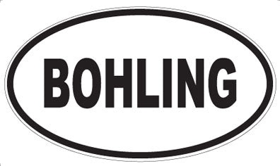 BOHLING - Oval Magnet