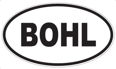 BOHL - Oval Magnet