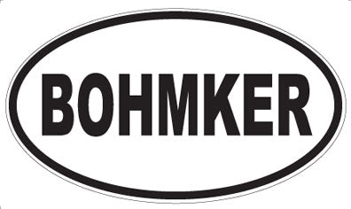 BOHMKER - Oval Magnet