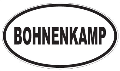 BOHNENKAMP - Oval Magnet