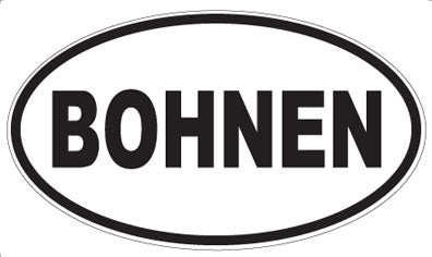BOHNEN - Oval Magnet