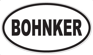 BOHNKER - Oval Magnet