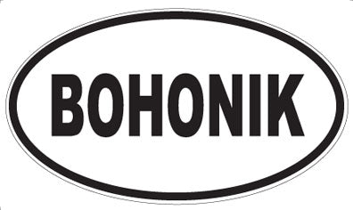BOHONIK - Oval Sticker