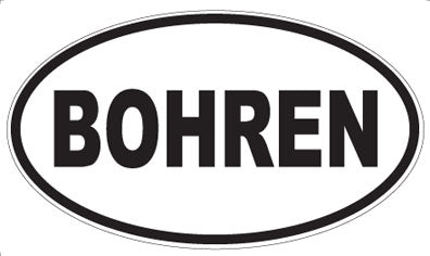BOHREN - Oval Magnet