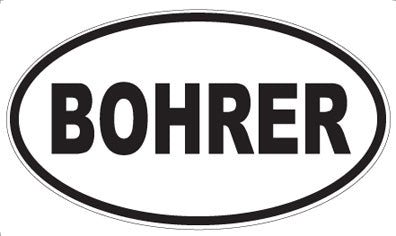 BOHRER - Oval Magnet