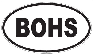 BOHS - Oval Magnet
