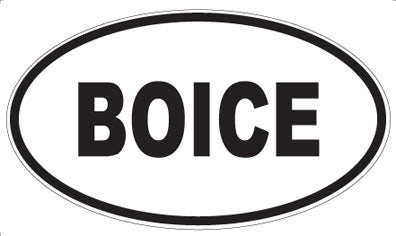 BOICE - Oval Sticker