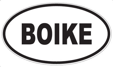 BOIKE - Oval Sticker