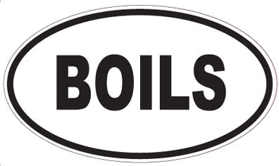BOILS - Oval Magnet
