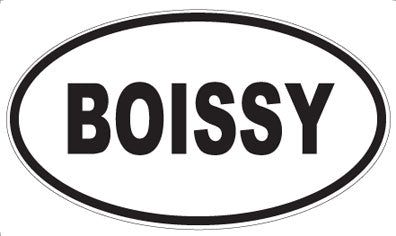 BOISSY - Oval Sticker