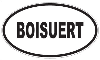 BOISUERT - Oval Magnet