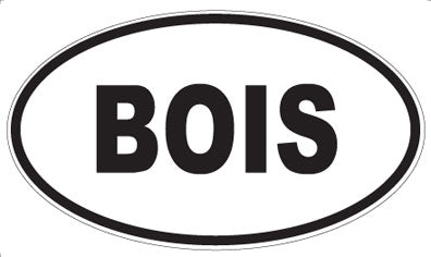 BOIS - Oval Magnet