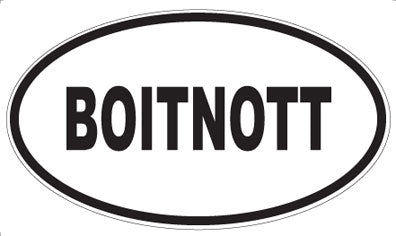 BOITNOTT - Oval Magnet