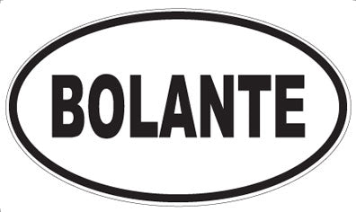 BOLANTE - Oval Magnet