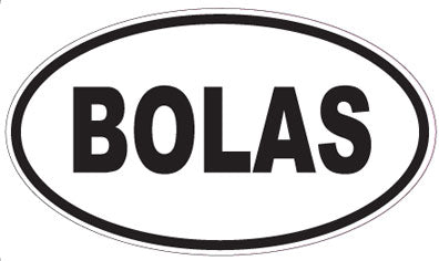 BOLAS - Oval Magnet