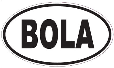 BOLA - Oval Sticker
