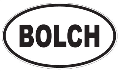 BOLCH - Oval Sticker