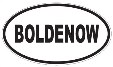 BOLDENOW - Oval Magnet