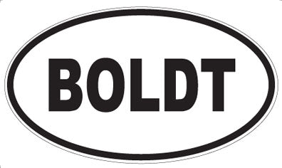 BOLDT - Oval Sticker