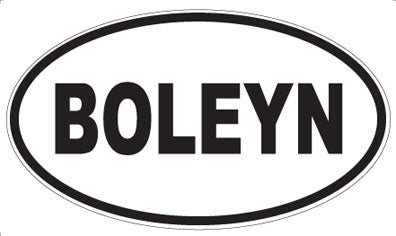 BOLEYN - Oval Magnet