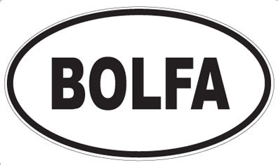 BOLFA - Oval Sticker