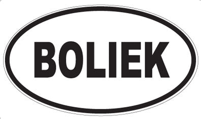 BOLIEK - Oval Magnet