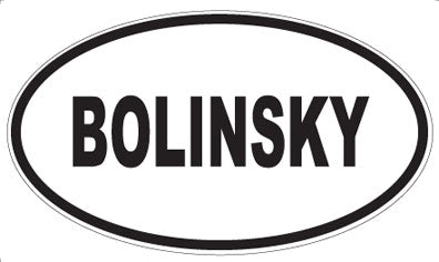 BOLINSKY - Oval Magnet