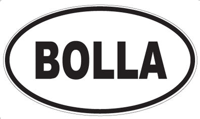 BOLLA - Oval Sticker