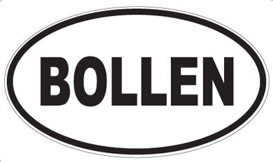 BOLLEN - Oval Sticker