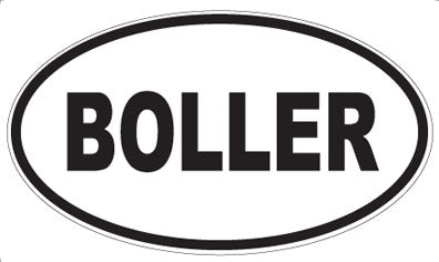 BOLLER - Oval Sticker