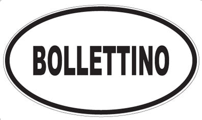 BOLLETTINO - Oval Magnet