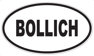 BOLLICH - Oval Sticker