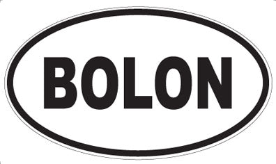BOLON - Oval Sticker