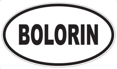 BOLORIN - Oval Magnet