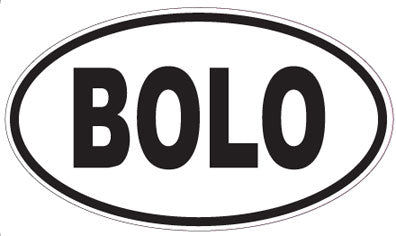 BOLO - Oval Sticker