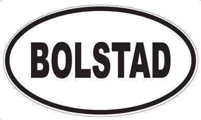 BOLSTAD - Oval Sticker