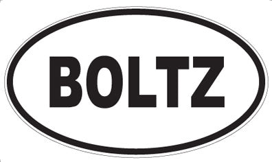 BOLTZ - Oval Magnet