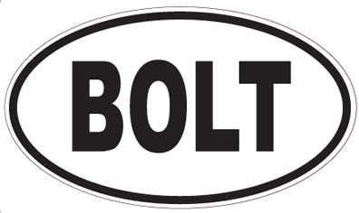 BOLT - Oval Sticker