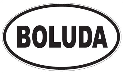 BOLUDA - Oval Magnet