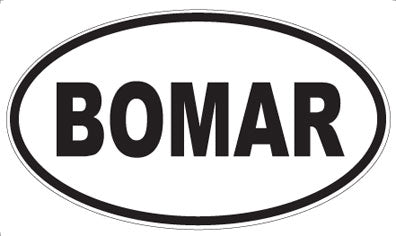 BOMAR - Oval Magnet