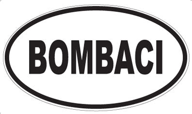 BOMBACI - Oval Sticker