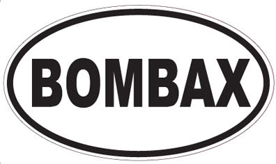 BOMBAX - Oval Sticker