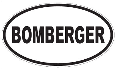 BOMBERGER - Oval Magnet