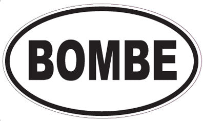 BOMBE - Oval Magnet