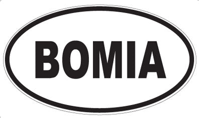 BOMIA - Oval Magnet