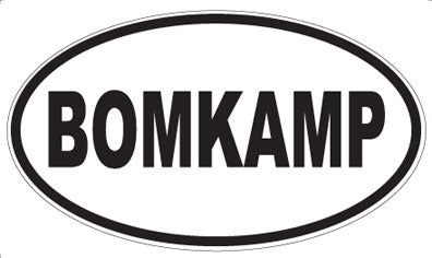BOMKAMP - Oval Magnet