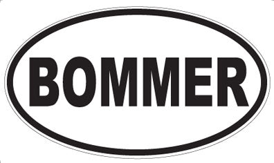 BOMMER - Oval Magnet